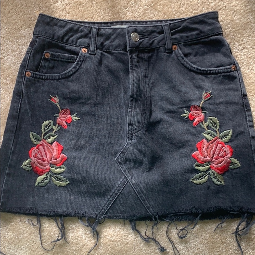 Topshop Denim Skirt
